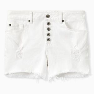 COPY - Torrid distressed shorts